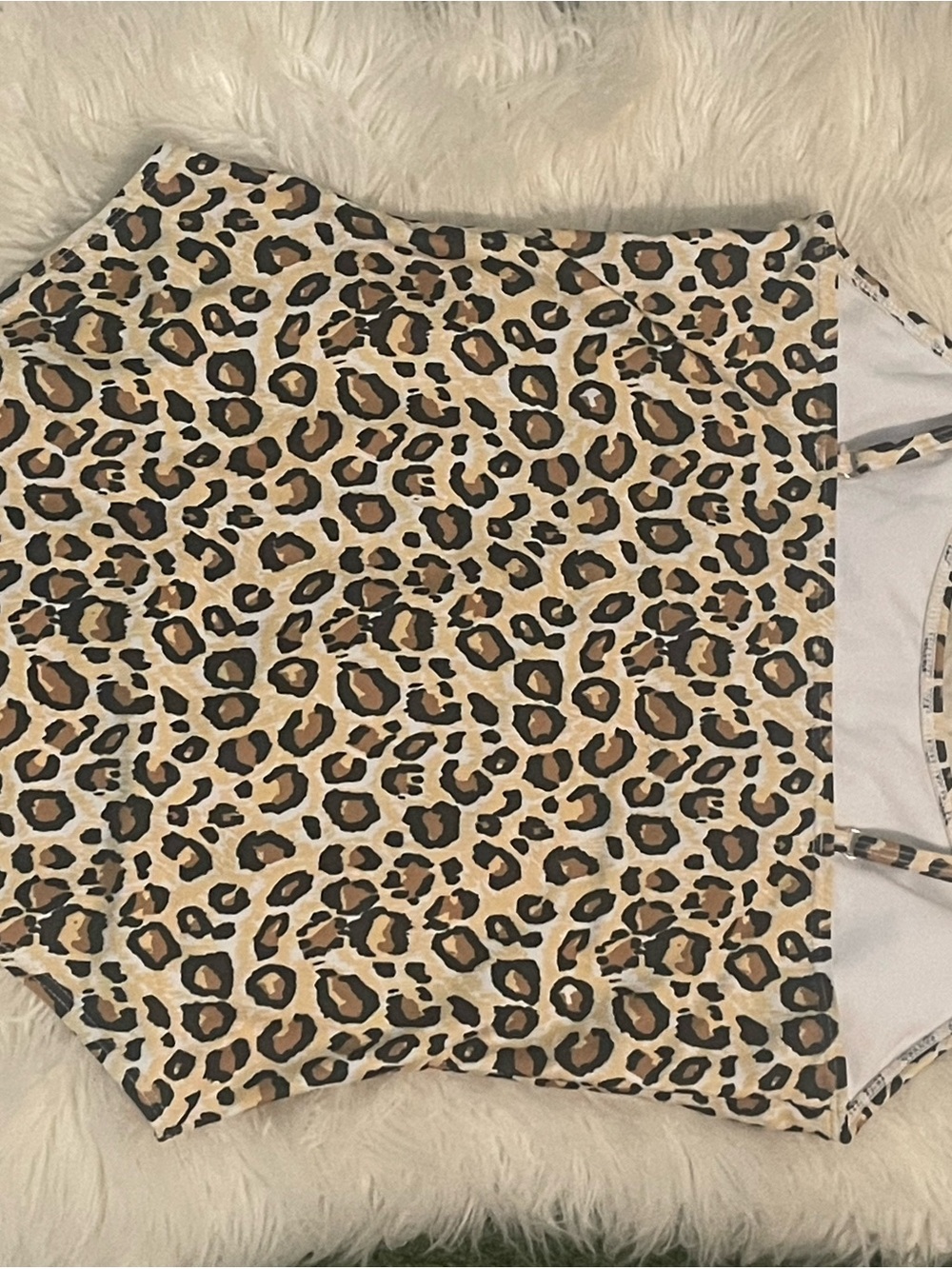 Leopard Print One-Piece Swimsuit - Picture 6 of 8